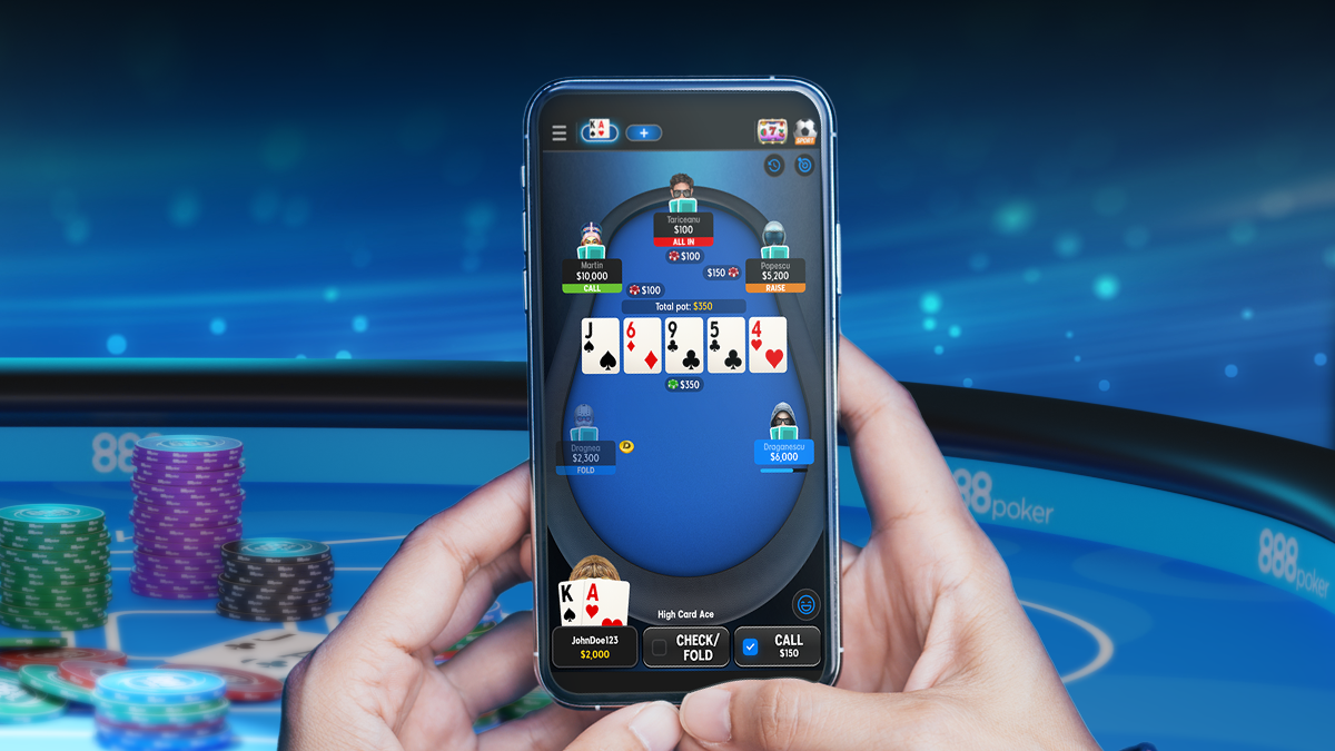 Play 888poker on the go!